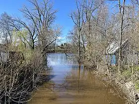 Sainte-Geneviève-de-Batiscan, la Rivière à Veillet se jette dans la Batiscan