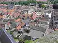 Vue sur le centre de Steenwijk, depuis la Tour Saint-Clément (Sint-Clemenstoren).