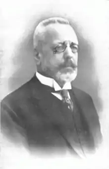 Photographie ancienne du ministre des affaires étrangères austro-hongrois en 1918