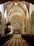 Intérieur de l'église Saint-Paul.