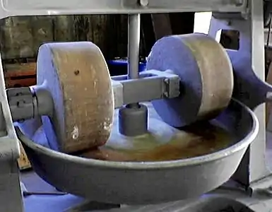 Pierres à moudre.