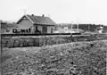 La première gare en 1860.