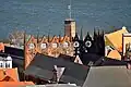 Vue d'ensemble du bâtiment par l’arrière