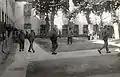 La promenade des hommes.