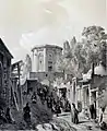 Scène de rue à Téhéran