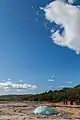 2. Arrivée des bulles de gaz.