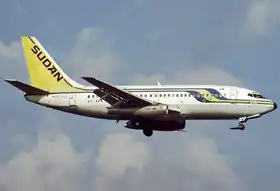 L'avion impliqué dans l'accident est vu ici à l'aéroport de Fiumicino en 1989.