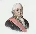 Lithographie de 1837 d'après le tableau de Pompeo Batoni.