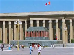 Le mausolée de Sükhbaatar.