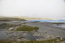 Un lac de barrage.