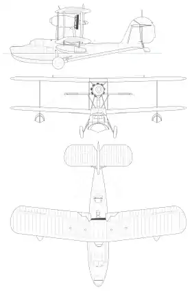 vue en plan de l’avion