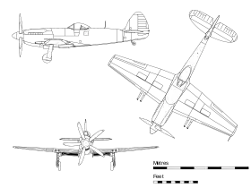 vue en plan de l’avion