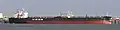 Solviken (Viken). Pétrolier double coque de 245&nbsp;mètres de long au terminal pétrolier du môle d'escale.