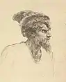Strelets au chapeau, 1879, galerie Tretiakov.