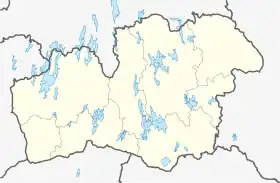 (Voir situation sur carte : comté de Kronoberg)