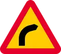 Virage dangereux à droite