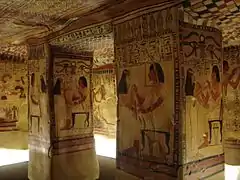 Tombe de Sennefer (fac-simile). Règne d'Amenhotep&nbsp;IIRoemer-Pelizaeus Museum