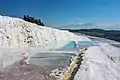 Source pétrifiante de Pamukkale en Turquie.