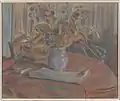 Vase bleu aux chardons, pastel, 46 x 55,5 (1871).&nbsp;Collection particulière.
