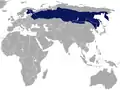 Aire de répartition de la Musaraigne sombre