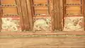 Détail des peintures d'un plafond du château de Tarascon.