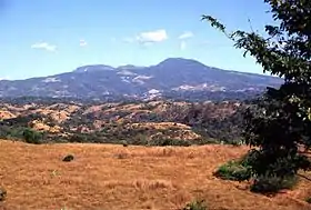 Vue du volcan en 1999.