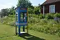Ancienne cabine téléphonique à Karbenning (2019)