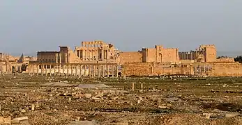 Site de Palmyre, à l'Ouest de la Syrie.