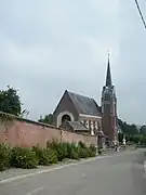 L'église de la Nativité-de-la-Sainte-Vierge.