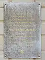 Plaque en hommage à la 2e&nbsp;DB.