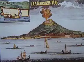 L'île représentée en 1720