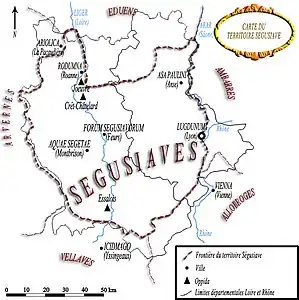 Territoire des ségusiaves