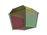Quatre volumes hexaédriques translucides.