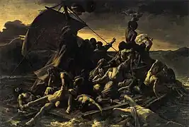 Le Radeau de la Méduse Théodore Géricaulthuile sur toile, 1819.