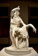 De Pergame: Galate qui se suicide après avoir tué sa femme (/original 225-200). Marbre, H. 2,11&nbsp;m. Palazzo Altemps (Groupe Ludovisi),,.