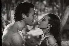 The Hurricane (1937, monteur) : Jon Hall et Dorothy Lamour