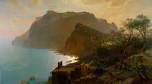 William Stanley Haseltine: The Sea from Capri, (1875)