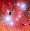 La pépinière d'étoiles IC 2944, réalisé par le Très Grand Télescope (VLT) de l'ESO