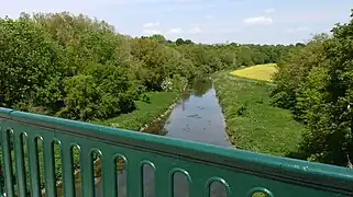 La rivière l'Yerresà Soignolles-en-Brie.