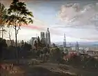Vue de Bruxelles (XVIIe siècle).