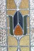 Détail de l'entrée d'un appartement.
