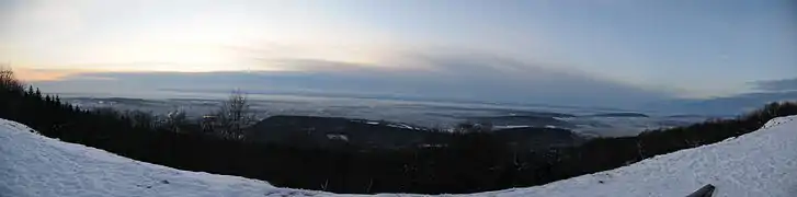 Panorama vu du sommet du Salbert.