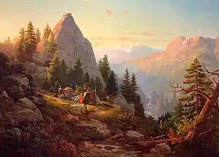 Thomas Hill,  Sugar Loaf Peak, El Dorado County, 1865