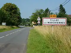 Entrée du village.