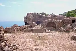 Mausolée circulaire (vue ouest)