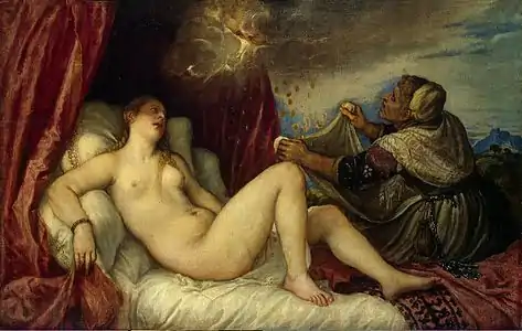Danaé, Titien, 1553-1554, musée de l'Ermitage