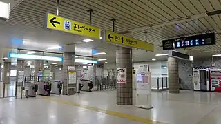 Ligne de contrôle.