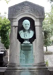David Gruby, Paris, cimetière Saint-Vincent (13e&nbsp;division).