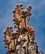 Pinacle des tours de la façade de la Passion.