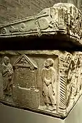 Détail du sarcophage.
